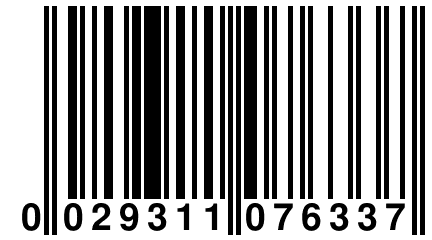 0 029311 076337