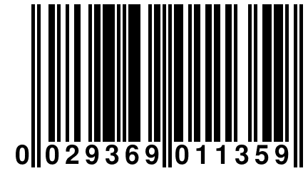 0 029369 011359