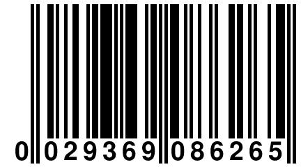 0 029369 086265