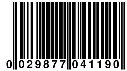 0 029877 041190