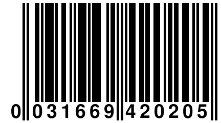 0 031669 420205