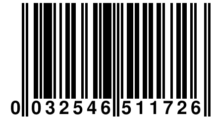 0 032546 511726