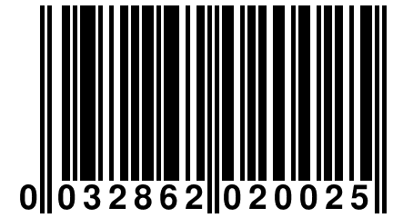 0 032862 020025