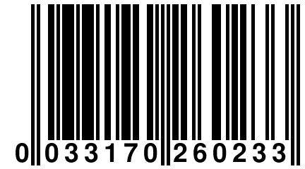 0 033170 260233