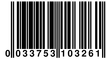 0 033753 103261