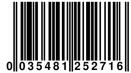 0 035481 252716