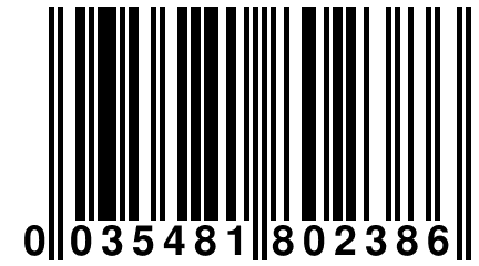 0 035481 802386