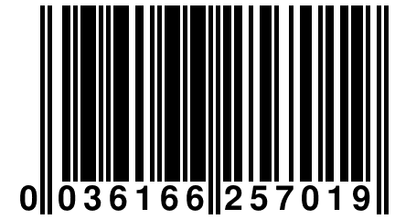 0 036166 257019