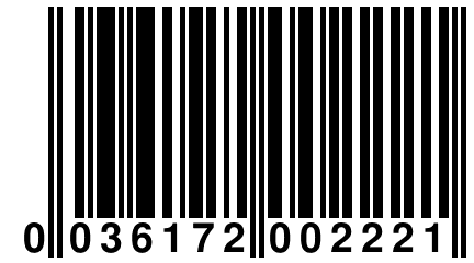 0 036172 002221