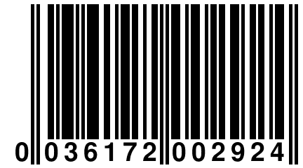 0 036172 002924