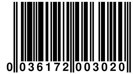 0 036172 003020