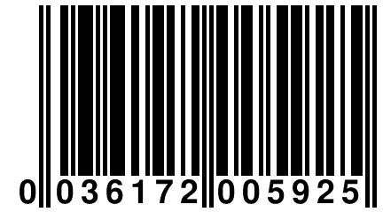 0 036172 005925