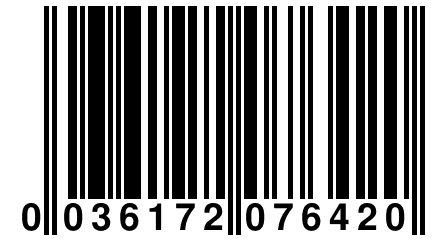 0 036172 076420