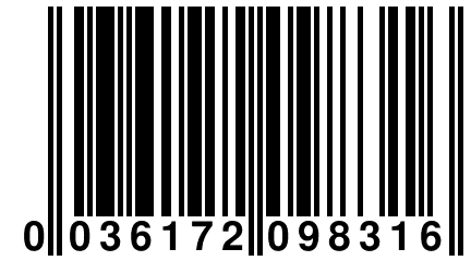 0 036172 098316