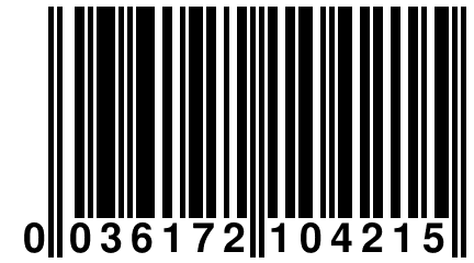 0 036172 104215