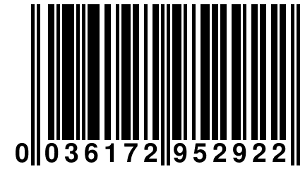 0 036172 952922