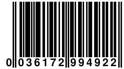 0 036172 994922