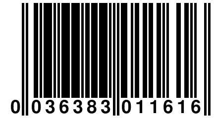 0 036383 011616