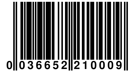 0 036652 210009