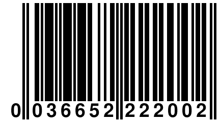 0 036652 222002
