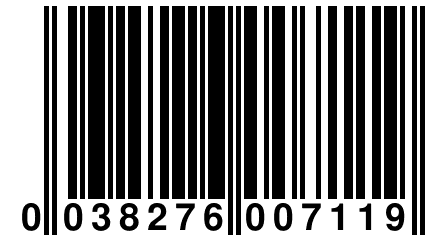 0 038276 007119