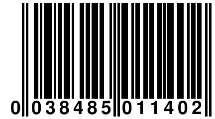 0 038485 011402