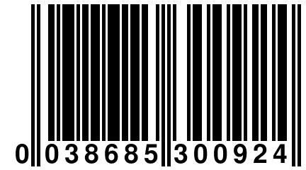 0 038685 300924