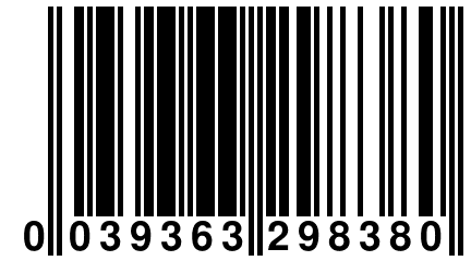 0 039363 298380