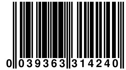 0 039363 314240