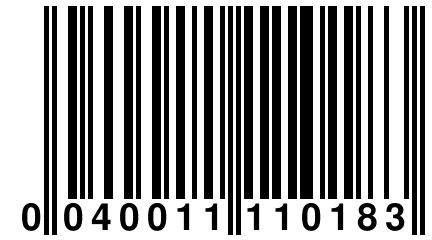 0 040011 110183