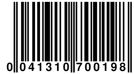 0 041310 700198