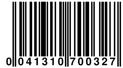 0 041310 700327