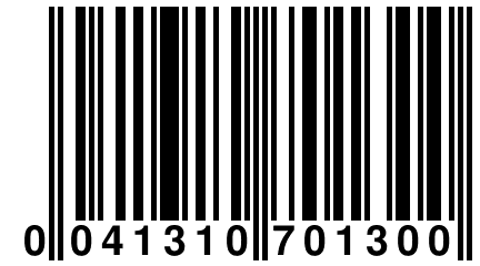 0 041310 701300