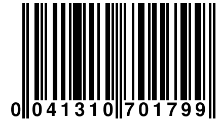 0 041310 701799