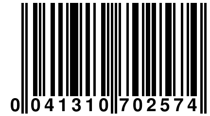 0 041310 702574