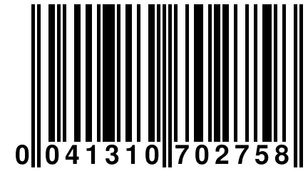 0 041310 702758