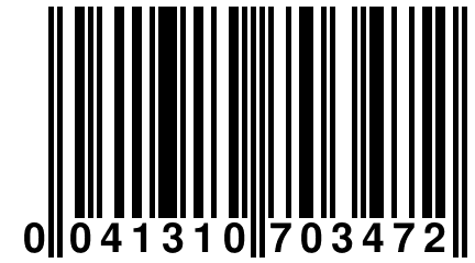 0 041310 703472