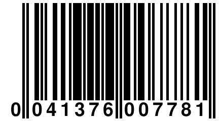 0 041376 007781