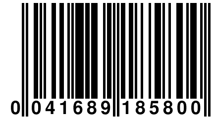 0 041689 185800