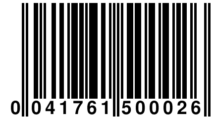 0 041761 500026