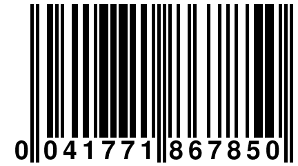 0 041771 867850