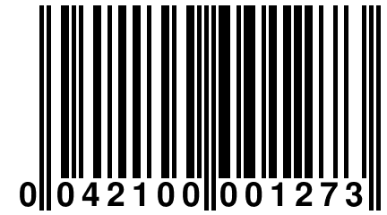 0 042100 001273