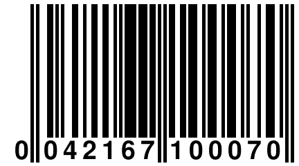 0 042167 100070