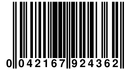 0 042167 924362