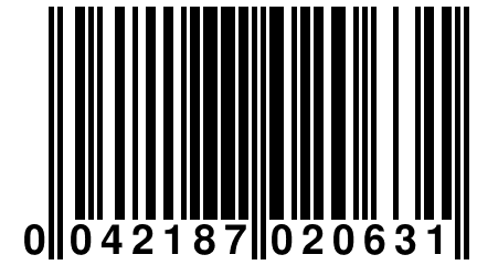 0 042187 020631