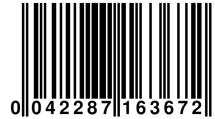 0 042287 163672