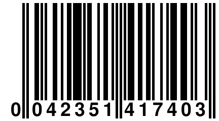 0 042351 417403