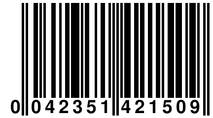 0 042351 421509