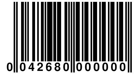 0 042680 000000