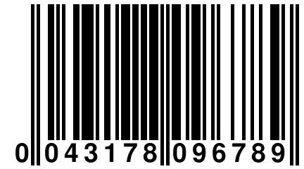 0 043178 096789